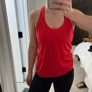 Athleta semi-fitted stretch tank.